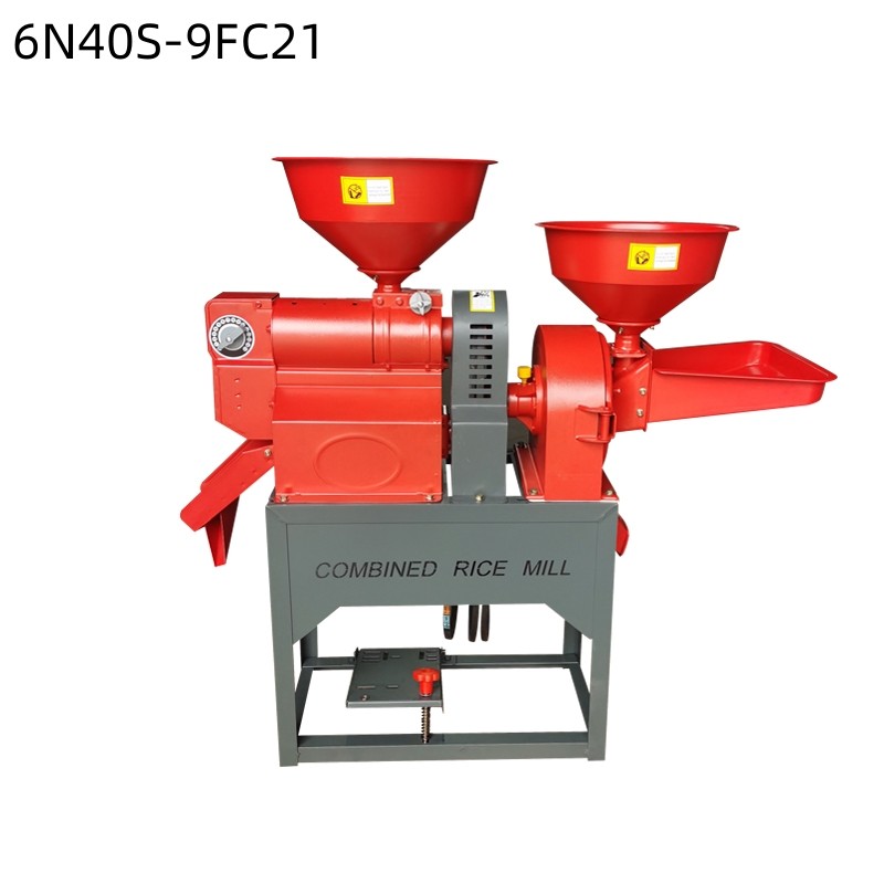 combined rice husk milling machine